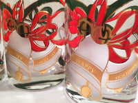 Load image into Gallery viewer, Culver Signed Mid-Century Christmas Bells Glasses (Set of 4)
