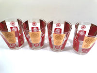 Load image into Gallery viewer, Cera Glass Las Vegas Monte Carlo Mid-Century Double Old Fashion Cocktail Glasses (Set of 4)
