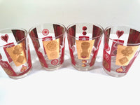 Load image into Gallery viewer, Cera Glass Las Vegas Monte Carlo Mid-Century Double Old Fashion Cocktail Glasses (Set of 4)

