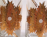 Load image into Gallery viewer, Fred Press Signed Mid-Century Royal Medallion Glasses (Set of 4)
