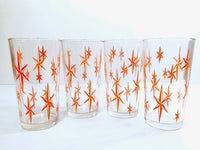 Load image into Gallery viewer, Mid-Century Atomic Star Glasses (Set of 4)
