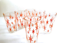 Load image into Gallery viewer, Mid-Century Atomic Star Glasses (Set of 6)
