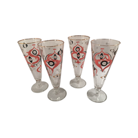 Load image into Gallery viewer, Libbey Seville Mid-Century Atomic Champagne/Pilsner Glasses (Set of 4)
