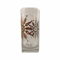 Load image into Gallery viewer, Helen Conroy Signed Mid-Century Golden Snowflake Glasses (Set of 6)
