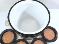 Load image into Gallery viewer, Georges Briard Mid-Century Ice Bucket and Coaster Bar Set
