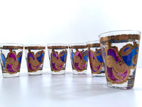 Load image into Gallery viewer, Georges Briard Signed Mid-Century Apple and Pear Pageant Whiskey Glasses (Set of 6)
