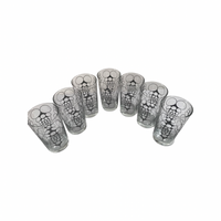 Load image into Gallery viewer, Bartlett Collins Mid-Century Black Swiss Glasses (Set of 7)
