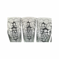 Load image into Gallery viewer, Bartlett Collins Mid-Century Black Swiss Glasses (Set of 7)
