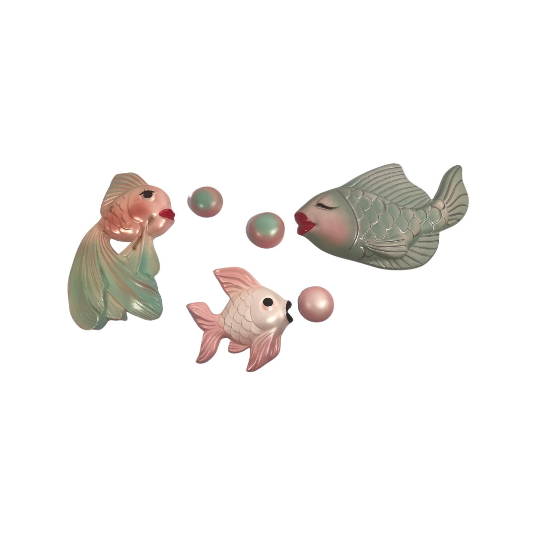 Miller Studio 1964 Fish Wall Plaques 6-Piece Set | Retro Solstice
