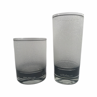 Load image into Gallery viewer, Culver Signed Mid-Century Frosted White and Black 10 Piece Cocktail Set
