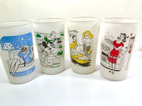 Load image into Gallery viewer, Mid-Century Add A Line And Show It Glasses (Set of 8)
