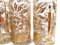 Load image into Gallery viewer, Imperial Glass Mid-Century Golden Christmas Glasses (Set of 4)
