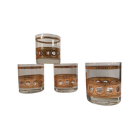 Load image into Gallery viewer, Culver Antigua Mid-Century 22-Karat Gold Glasses (Set of 4)
