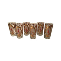 Load image into Gallery viewer, Vintage Holiday Candle Glasses (Set of 6)
