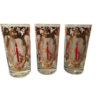 Load image into Gallery viewer, Vintage Holiday Candle Glasses (Set of 6)
