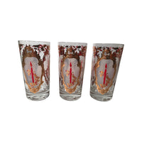 Load image into Gallery viewer, Vintage Holiday Candle Glasses (Set of 6)

