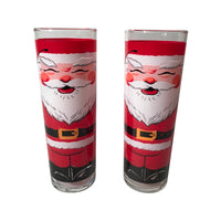 Load image into Gallery viewer, Georges Briard Signed Vintage Santa Tall Collins Glasses (Set of 2)
