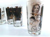 Load image into Gallery viewer, Mid-Century Humorous RX Prescription Bar Set (Set of 6)
