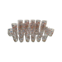 Load image into Gallery viewer, Anchor Hocking Mid-Century Futuristic 31 -Piece Retro Mod Bar Set (Set of 31)
