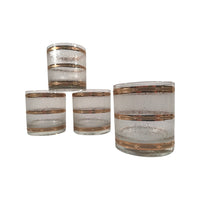 Load image into Gallery viewer, Culver Mid-Century 22-Karat Gold Icicle Old Fashion Glasses (Set of 4)
