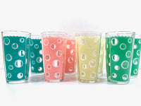 Load image into Gallery viewer, Fred Press - Mid-Century Rainbow Circle Bar Set (8 Glasses and Carrier)
