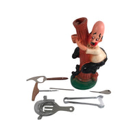 Load image into Gallery viewer, Vintage Cocktail Bar Caddy With Tool Accessories
