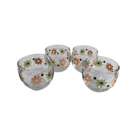 Load image into Gallery viewer, Anchor Hocking Mid-Century Field of Daisies Roly Poly 9 Piece Set
