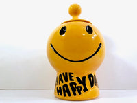 Load image into Gallery viewer, McCoy Have A Happy Day Smiley Face Cookie Jar
