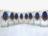 Load image into Gallery viewer, Libbey Mid-Century Crown Collection - Numero (Set of 8 Glasses)

