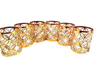 Load image into Gallery viewer, Imperial Glass Mid-Century Sortijas De Oro Double Old Fashion Glasses (Set of 6)
