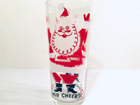 Load image into Gallery viewer, Vintage Santa Claus Brings Good Cheer Highball Glass - Single
