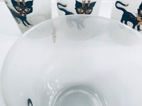 Load image into Gallery viewer, Maida Amour Hipster Siamese Kitten Double Old Fashion Glasses (Set of 4)
