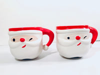 Load image into Gallery viewer, Napco Winking Santa Mug Set (Set of 4)
