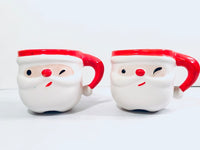 Load image into Gallery viewer, Napco Winking Santa Mug Set (Set of 4)
