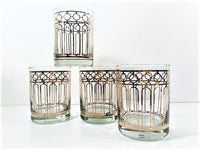 Load image into Gallery viewer, Georges Briard Signed Art Deco Double Old Fashion Glasses (Set of 4)
