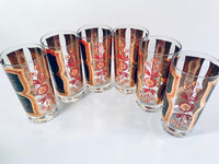 Load image into Gallery viewer, Fred Press Signed Mid-Century Bourbon Cocktail Highball Glasses (Set of 6)
