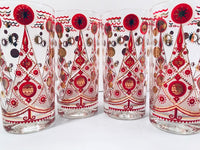 Load image into Gallery viewer, Fred Press Signed Atomic Christmas Tree Glasses (Set of 4)
