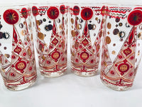 Load image into Gallery viewer, Fred Press Signed Atomic Christmas Tree Glasses (Set of 4)
