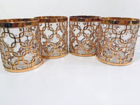 Load image into Gallery viewer, Imperial Glass Mid-Century Golden Chains Old Fashion Glasses (Set of 4)
