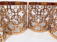 Load image into Gallery viewer, Imperial Glass Mid-Century Golden Chains Old Fashion Glasses (Set of 4)
