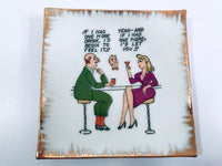 Load image into Gallery viewer, Bradley Exclusive Humorous Cocktail Trays-Plaques (Set of 4)
