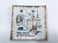 Load image into Gallery viewer, Bradley Exclusive Humorous Cocktail Trays-Plaques (Set of 4)
