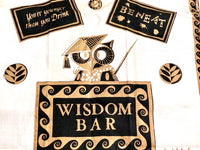 Load image into Gallery viewer, Georges Briard Signed Mid Century Muddled Wisdom 10-Piece Bar Set and Bar Cloth
