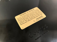 Load image into Gallery viewer, Couroc Signed Mid-Century Black and 22-Karat Gold Owl 5-Piece Set
