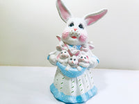 Load image into Gallery viewer, Mrs. Peter Cottontail Ceramic Figure
