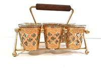 Load image into Gallery viewer, Culver Mid-Century Valencia Shot Glasses with Atomic Carrier (Set of 6)
