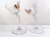 Load image into Gallery viewer, Gay Fad Mid-Century Tipsy Slanted Martini Glasses (Set of 2)
