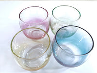 Load image into Gallery viewer, Federal Glass Mid-Century Somewhere Over the Rainbow Roly Poly Glasses (Set of 4)

