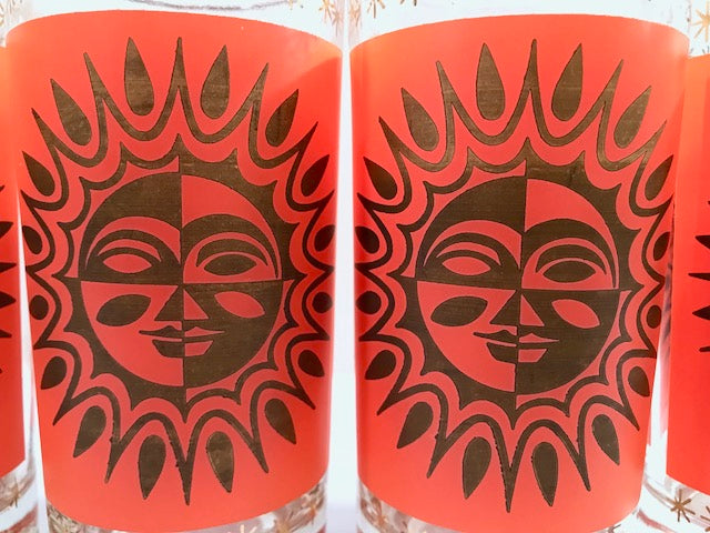 Vintage Aztec Mayan 2024 Sun Drinking Glasses