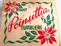 Load image into Gallery viewer, Vintage Poinsettia Glasses (Set of 8)
